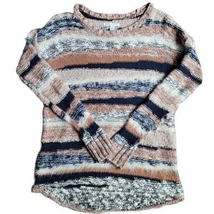 American Eagle Mixed Media Stripe Sweater